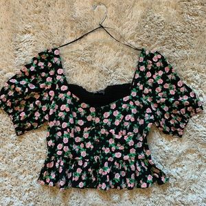Zara floral top